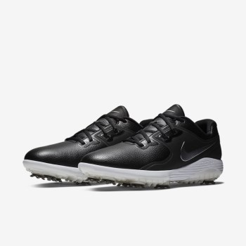 Nike Vapor Pro - Férfi Golf Cipő - Fekete/Fehér/Metal Szürke